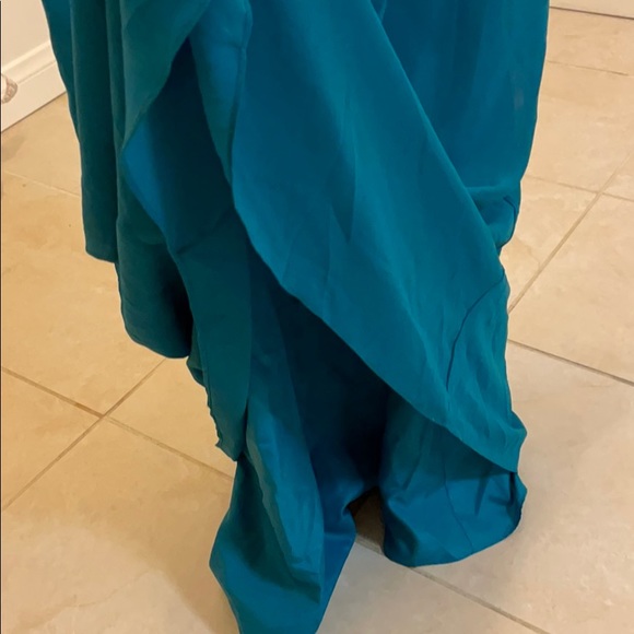 Bill Levkoff Blue strapless Dress - Picture 9 of 9